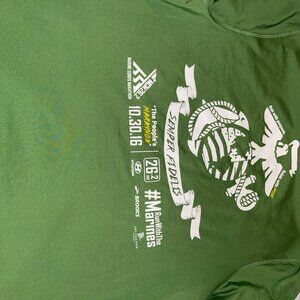 Marine Corp Marathon Heavy weight Tech Shirt